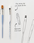 Write Off Paintbrush set