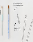 The Watercolour Wash Paintbrush Set