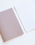 Tom's Studio x Coffeenotes A5 Notebook in Almond, with lined pages, made from recycled coffee cups and eco-friendly materials.