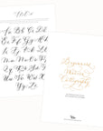 Digital Guide: Beginner's Modern Calligraphy