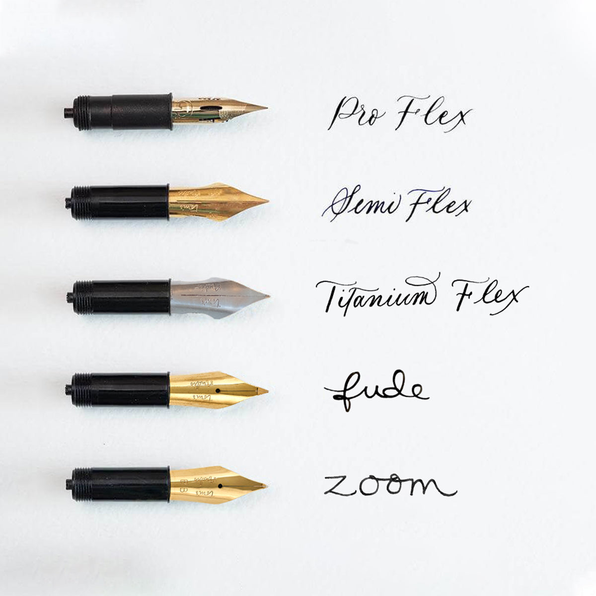 Tom's Studio Fountain Pen Nibs – Versatile Options for Every Style