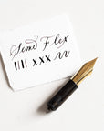 Semi Flex fountain pen nib (gold)