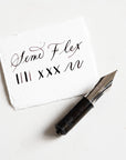 Semi Flex fountain pen nib (stainless steel)