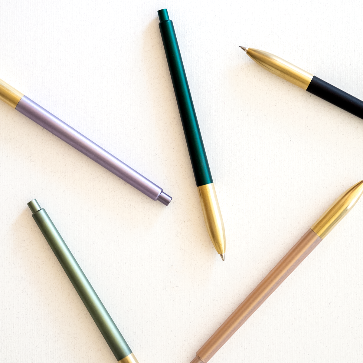 Tom's Studio Mechanical Pencil in Sage, Lilac, Blush, Ivy and Black