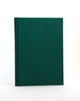 Semikolon A5 notebook in Forest green with premium linen bound cover.