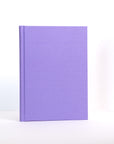 Semikolon A5 notebook in Lilac (purple) with premium linen bound cover.