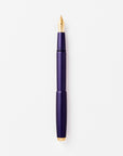 The Studio Fountain Pen in Iris with Medium Gold nib