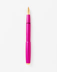 The Studio Fountain Pen in Mulberry with Medium Gold nib