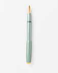 The Studio Fountain Pen in Sage with Medium Gold nib
