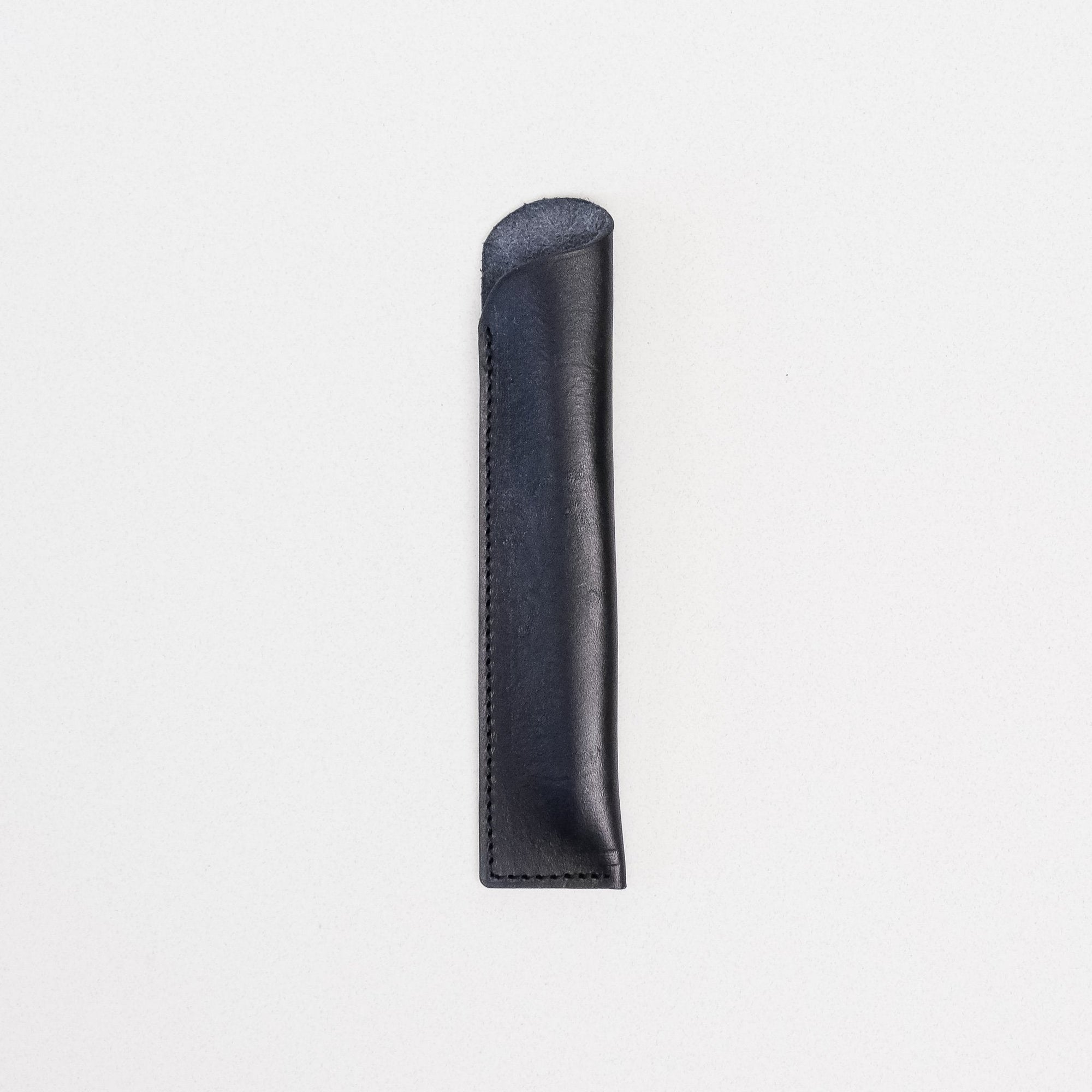 Leather Pen Sleeve for the Studio Fountain Pen in Black
