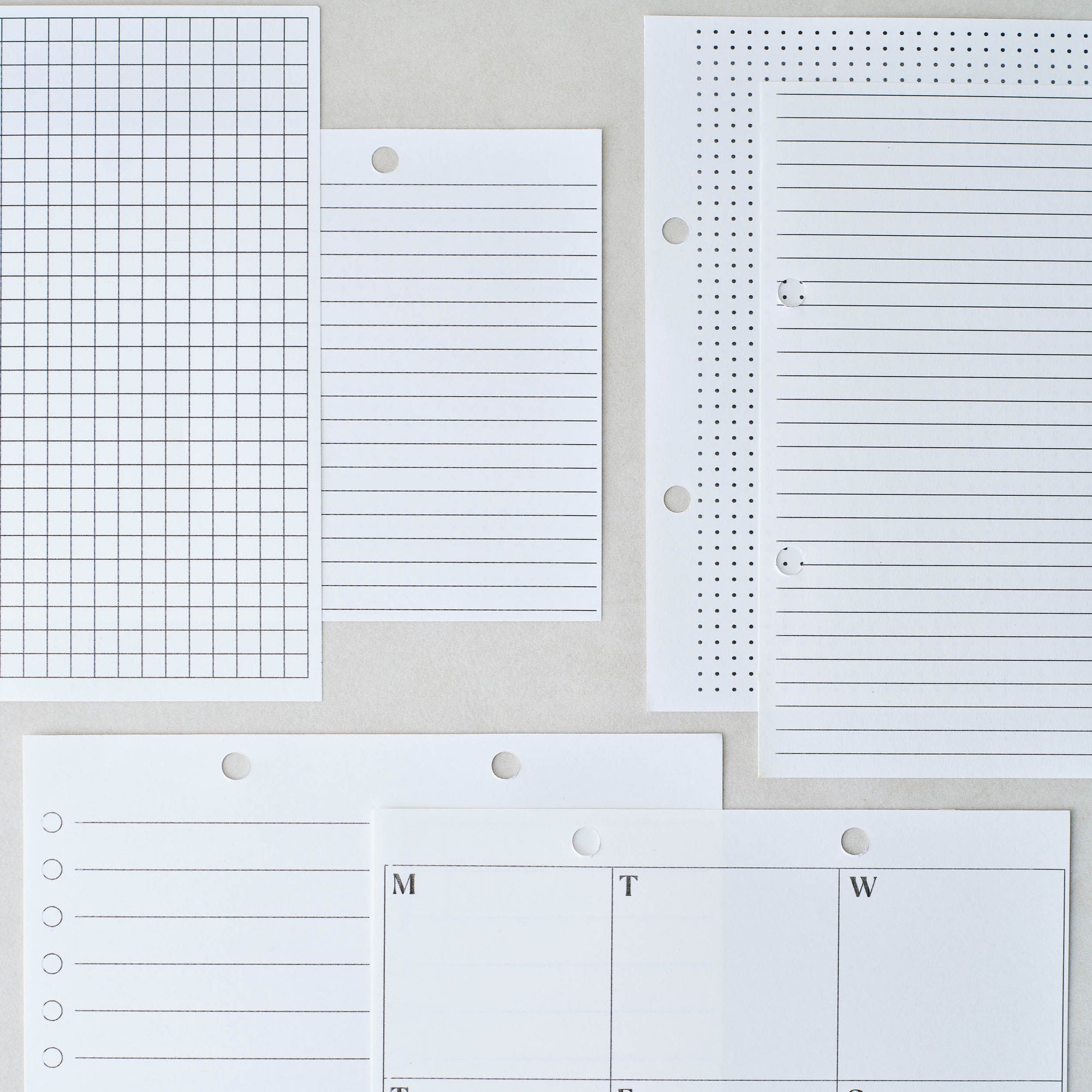 All available variants of the free Studio Pad page guide download – including lined, grid, dotted, to-do list and weekly planner