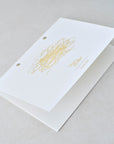 Replacement cover for the Studio Pad refillable, customisable notebook and organiser with gold foil detail