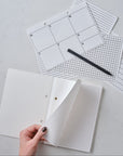 The Studio Pad refillable, customisable notebook and organiser with page guides for ruled, dotted and grid layouts