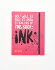 Cover of You Will Be Able to Draw by the End of This Book: Ink by Jake Spicer – a step-by-step ink drawing guide, shown on a white background.