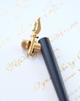 Black Flourish - Oblique Calligraphy Pen - tomsstudioBlack Flourish - Oblique Calligraphy Pen