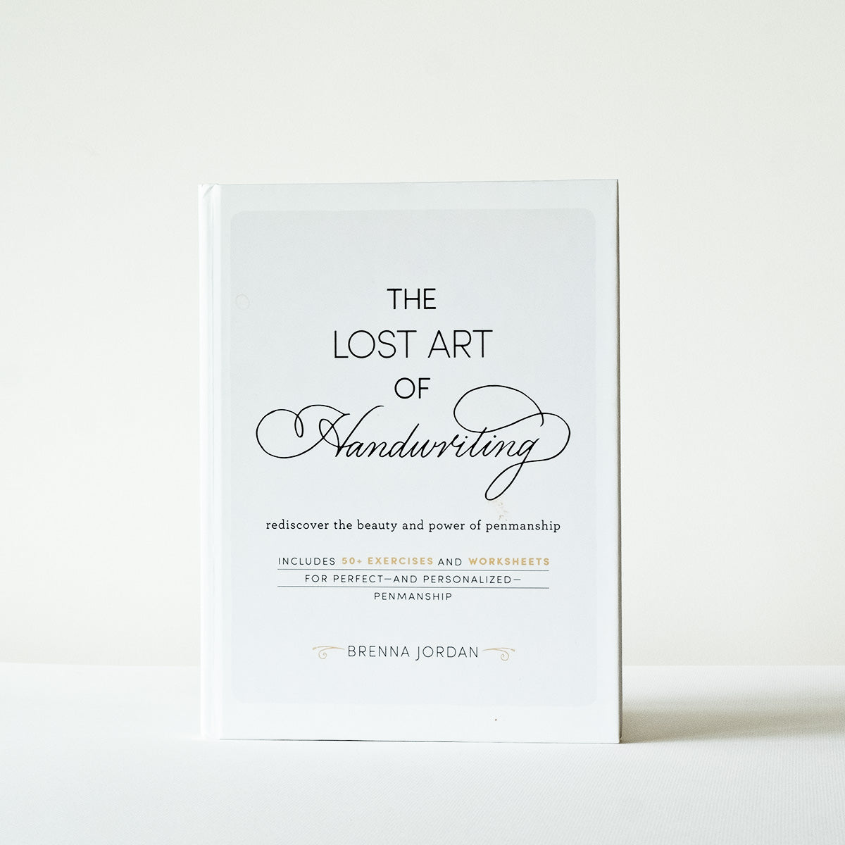 The Lost Art of Handwriting by Brenna Jordan - book cover.