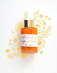 Sunflower - Calligraphy Ink in bottle with illustration in ink