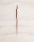 Flourish straight calligraphy pen in rose gold fitted with a nikko g nib