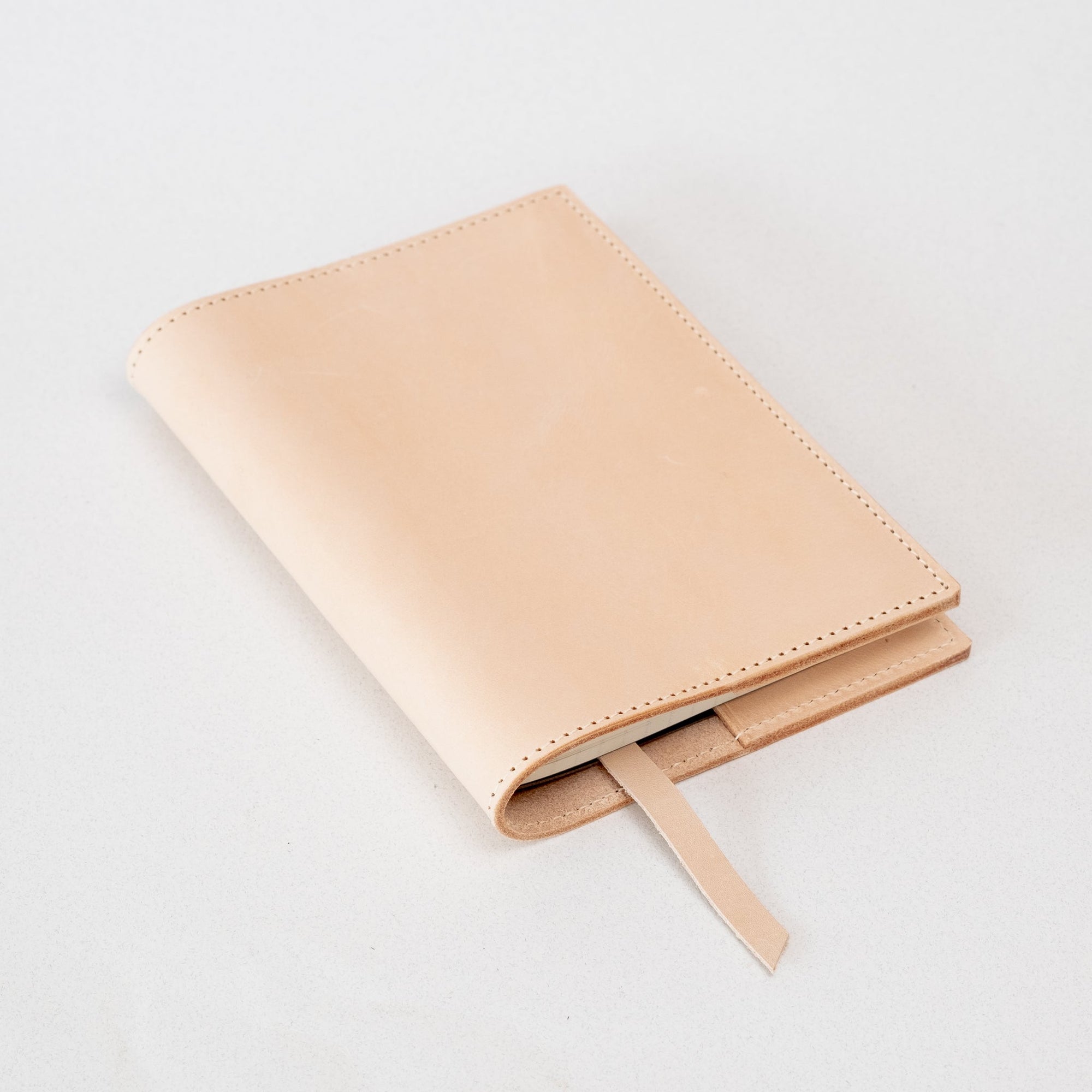 Handmade leather notebook / journal - Natural - tomsstudioHandmade leather notebook / journal - Natural