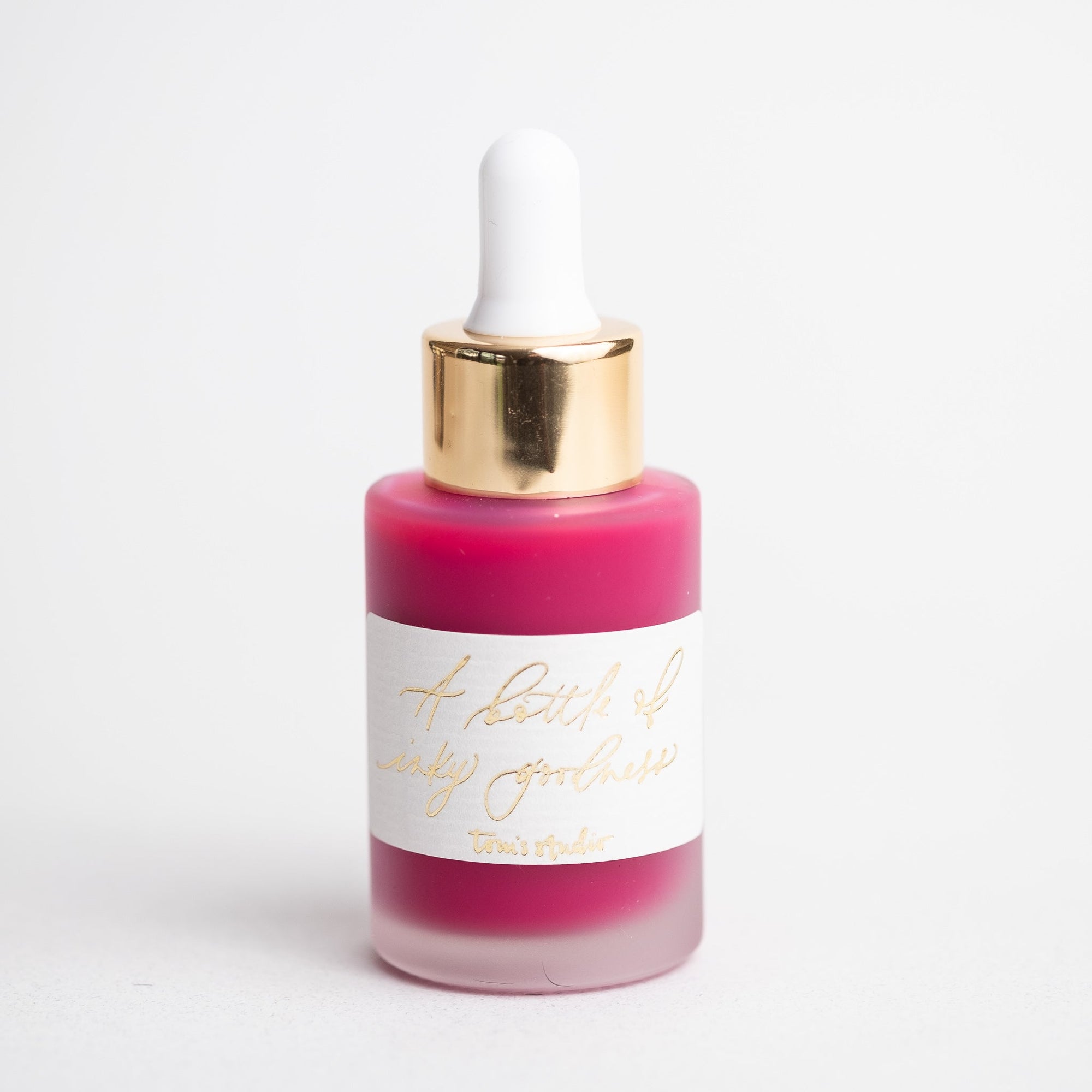 Hot Pink - Calligraphy Ink in bottle with pipette