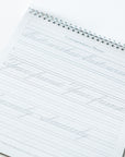 A sample page from Cursive Practice Workbook by Logos Calligraphy
