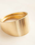 Detail shot of the Tilt Solid Brass Ink Pot Holder