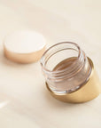 Tilt Solid Brass Ink Pot Holder with rose gold lidded ink pot