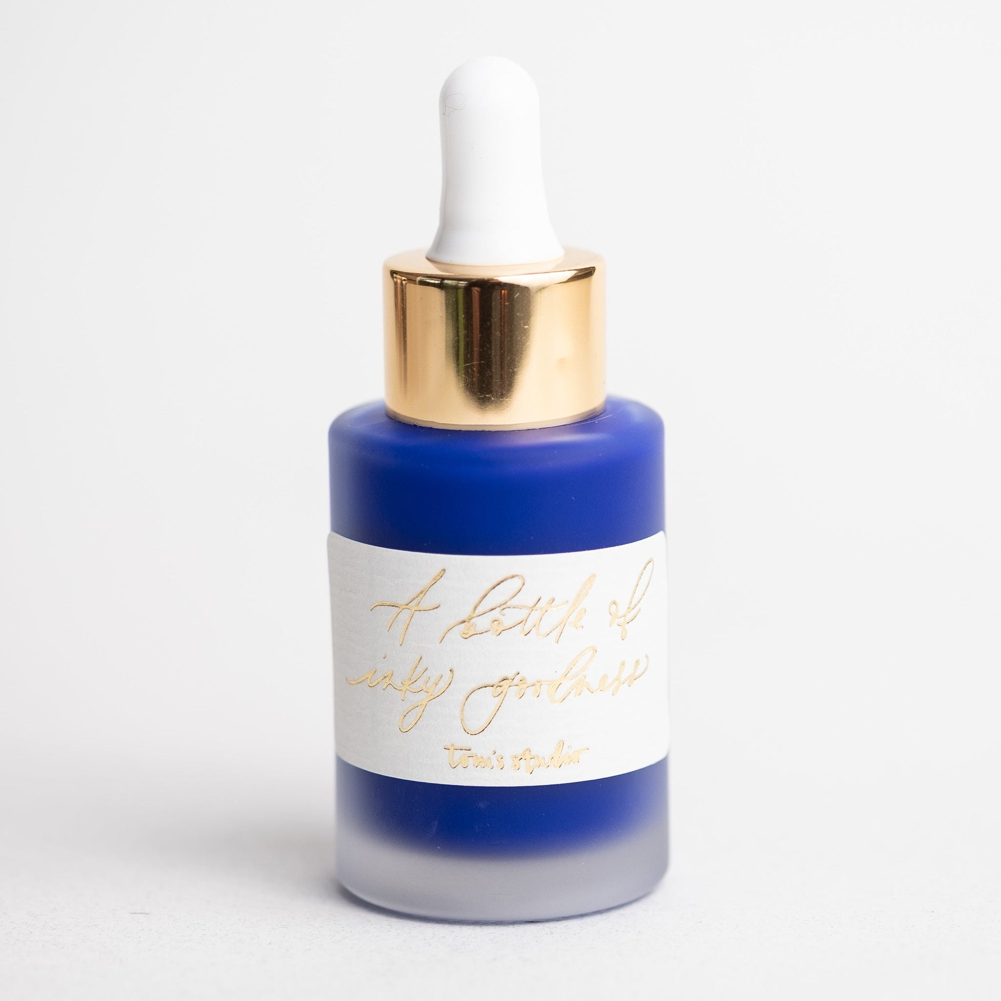 Ultra Marine - Calligraphy Ink in bottle with pipette