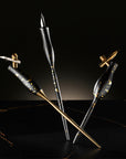 Calligraphy Pen Black & Gold