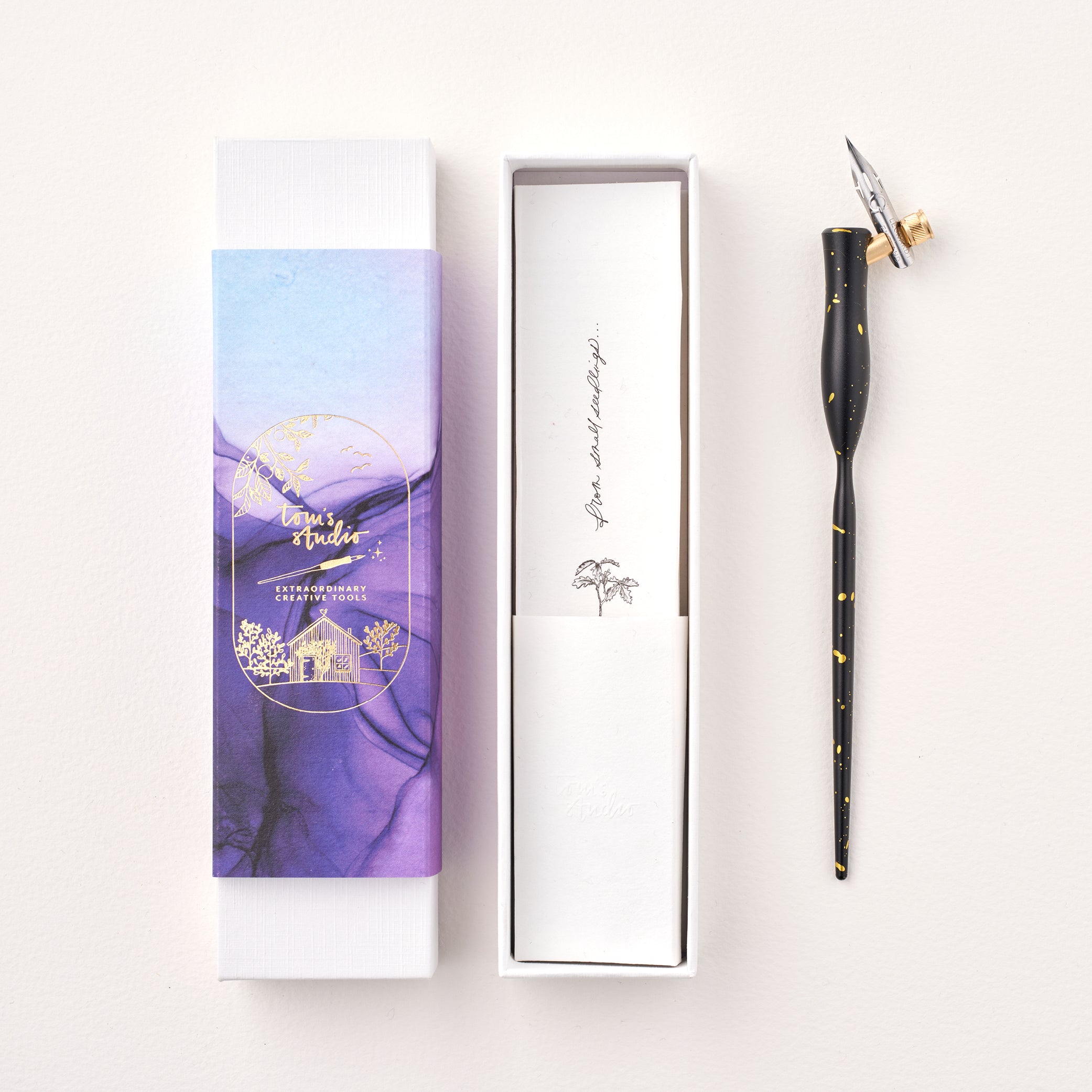 Tom's Studio　マルチチップペン　カリグラフィー Flourish Calligraphy Pen – Precision Crafted for Smooth Writing