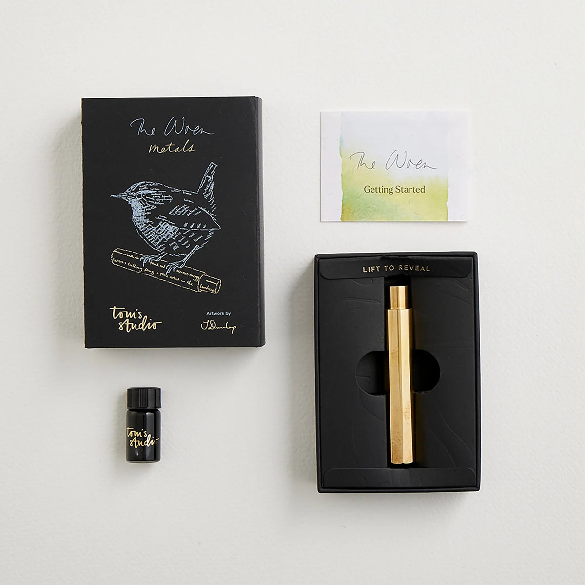The Brass Wren - Refillable Writing Pen