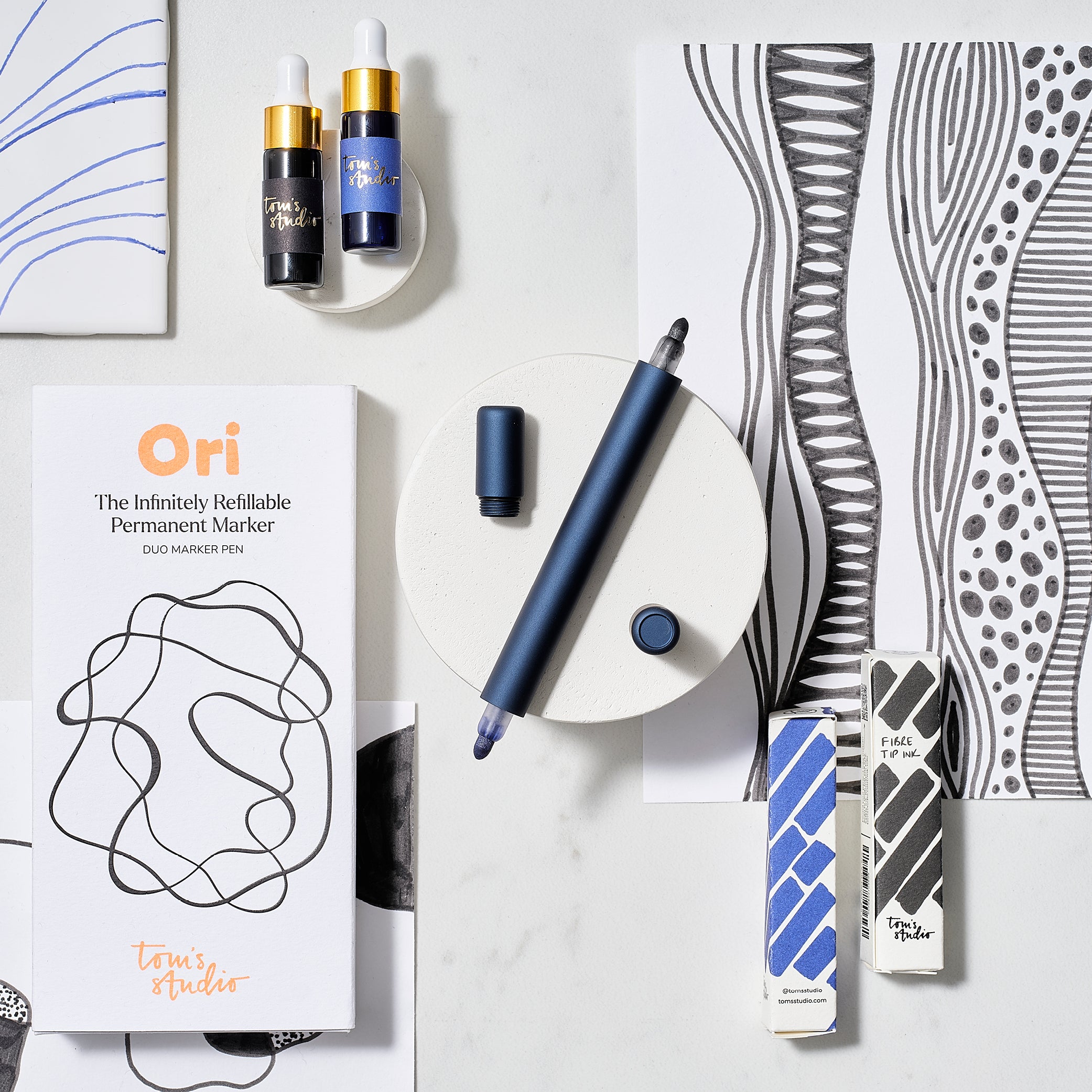 Ori Permanent Marker Pen | Refillable Permanent Marker | Tom's