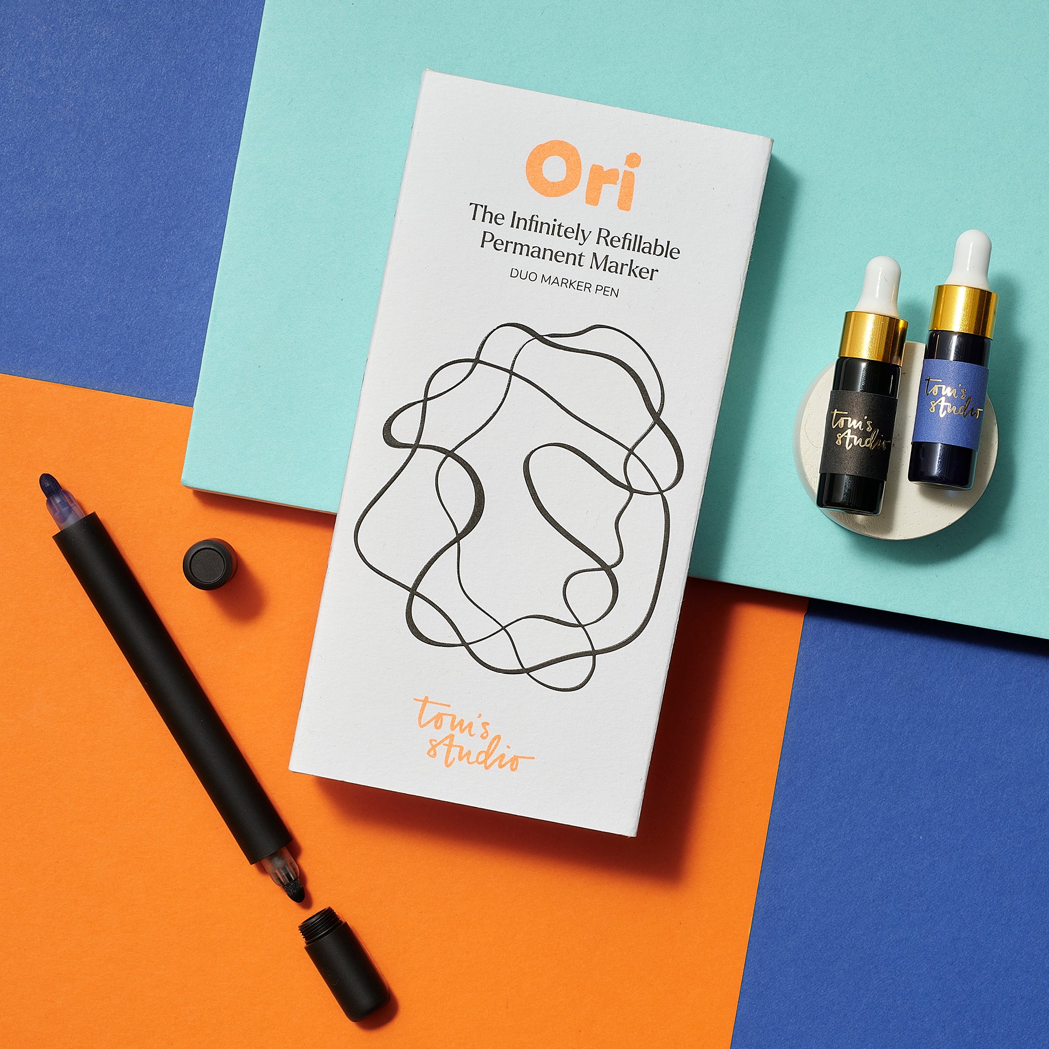 YAMASHITA×I.F.C AORI COSMIC INK L/S Ori Permanent Marker Pen | Refillable Permanent Marker | Tom's