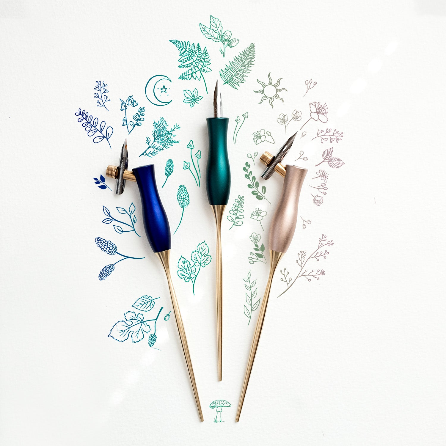 The Bloom - Oblique Calligraphy Pen – Tom's Studio