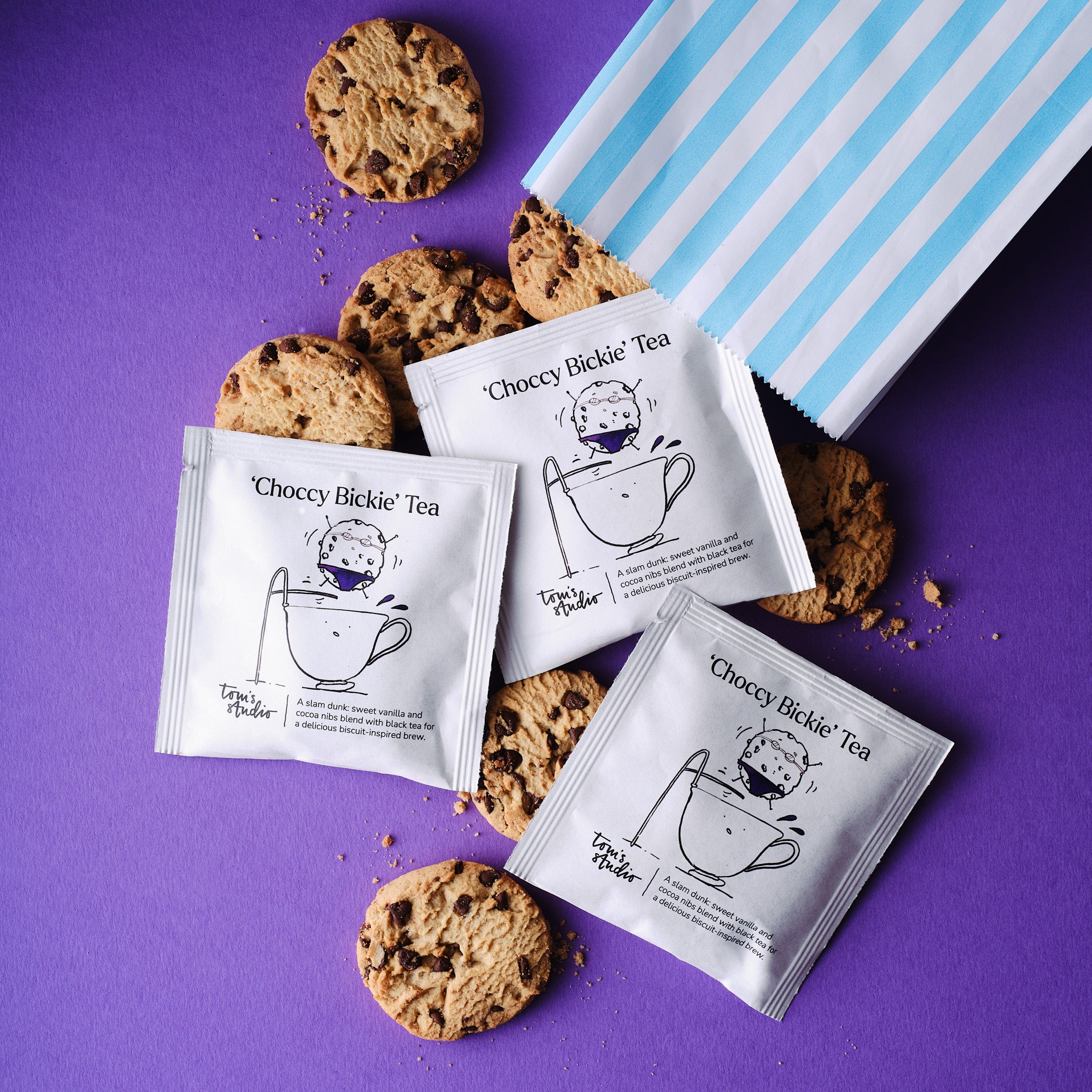 Tom's Studio 'Choccy Bickie' Tea (15 Tea Bags)