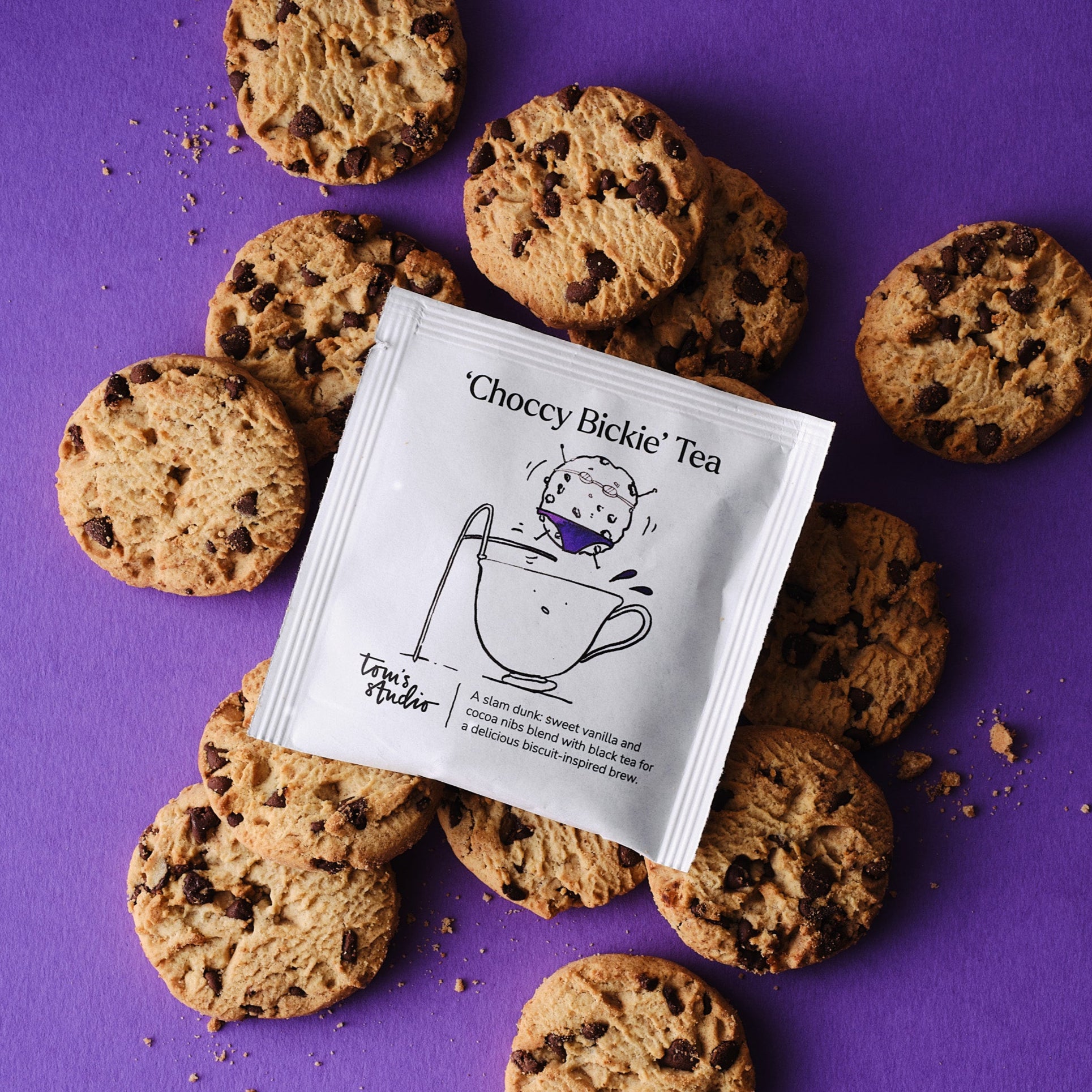 Tom's Studio 'Choccy Bickie' Tea (15 Tea Bags)