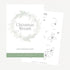 Cover and sample page from the Christmas Wreath: Festive Drawing Guide by Emma Webb