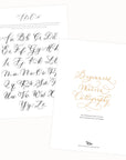 Digital Guide: Beginner's Modern Calligraphy