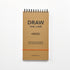 Cover of Draw the Line by Kathryn Temple – a 100-day creative confidence journal, shown on a white background.