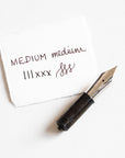 Medium fountain pen nib (stainless steel)