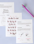 Illy Boo x Tom's Studio - Brush Lettering Guide