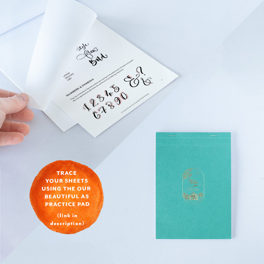 Tom's Studio Digital Download Guides: Creative Lettering