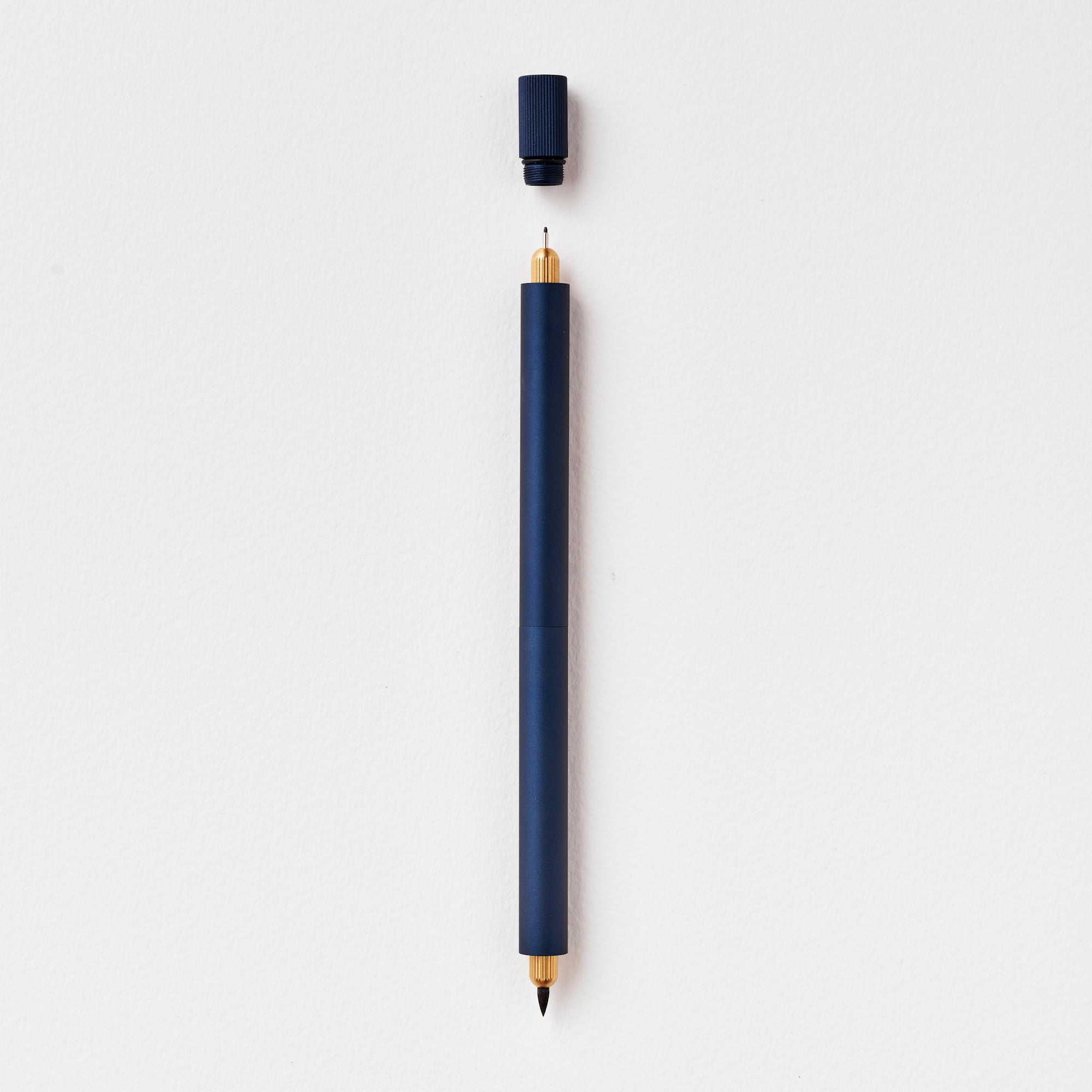 The Lumos Pro Duo Refillable Pen in Midnight on white background