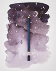 The Lumos Pro Duo Refillable Pen in Midnight on illustrative background