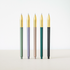 Tom's Studio Mechanical Pencil in (left to right) Sage, Lilac, Blush, Ivy and Black