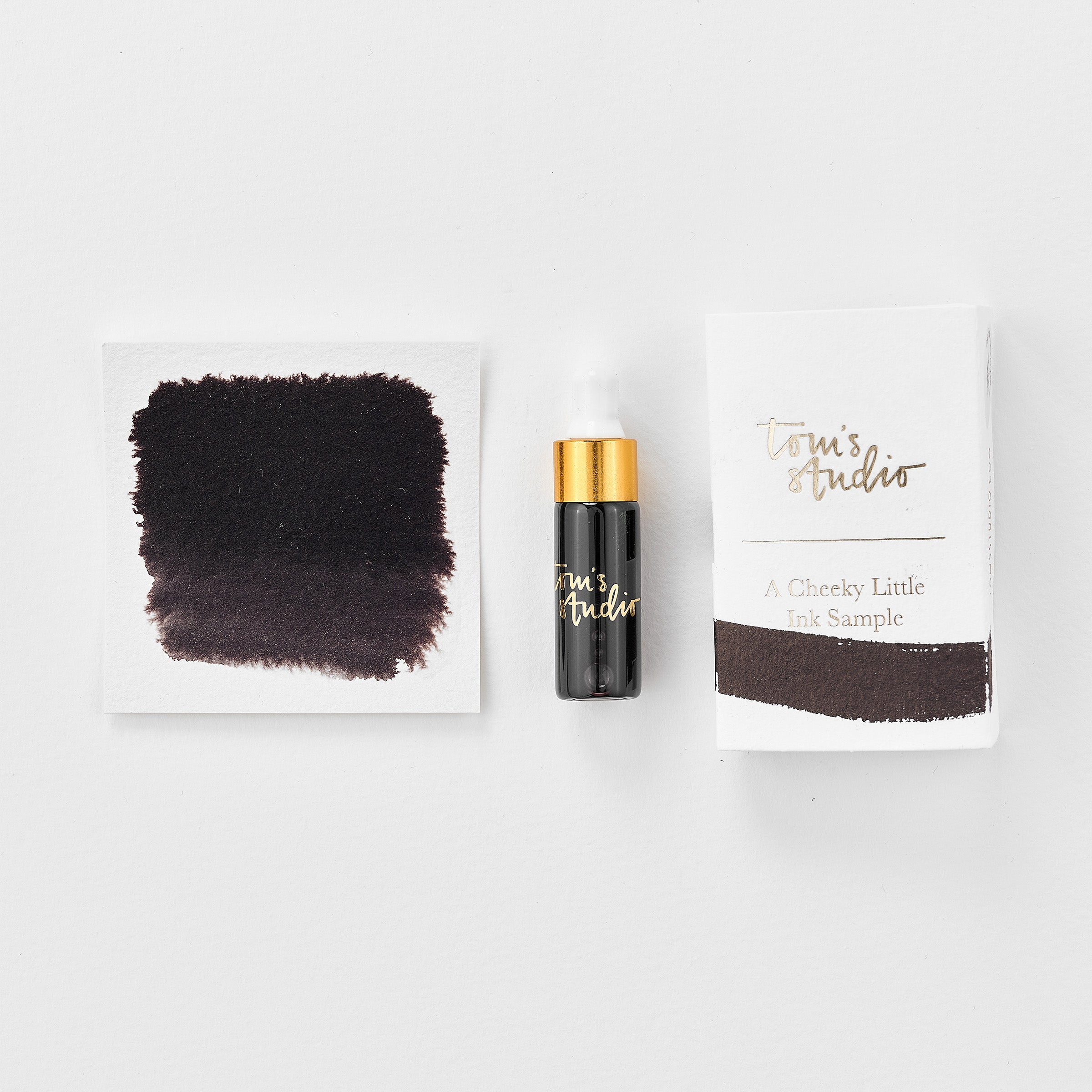 One Deep Ink Mini Fountain Pen Ink – 01 Deep Black (5ml Sample) – Tom's Studio
