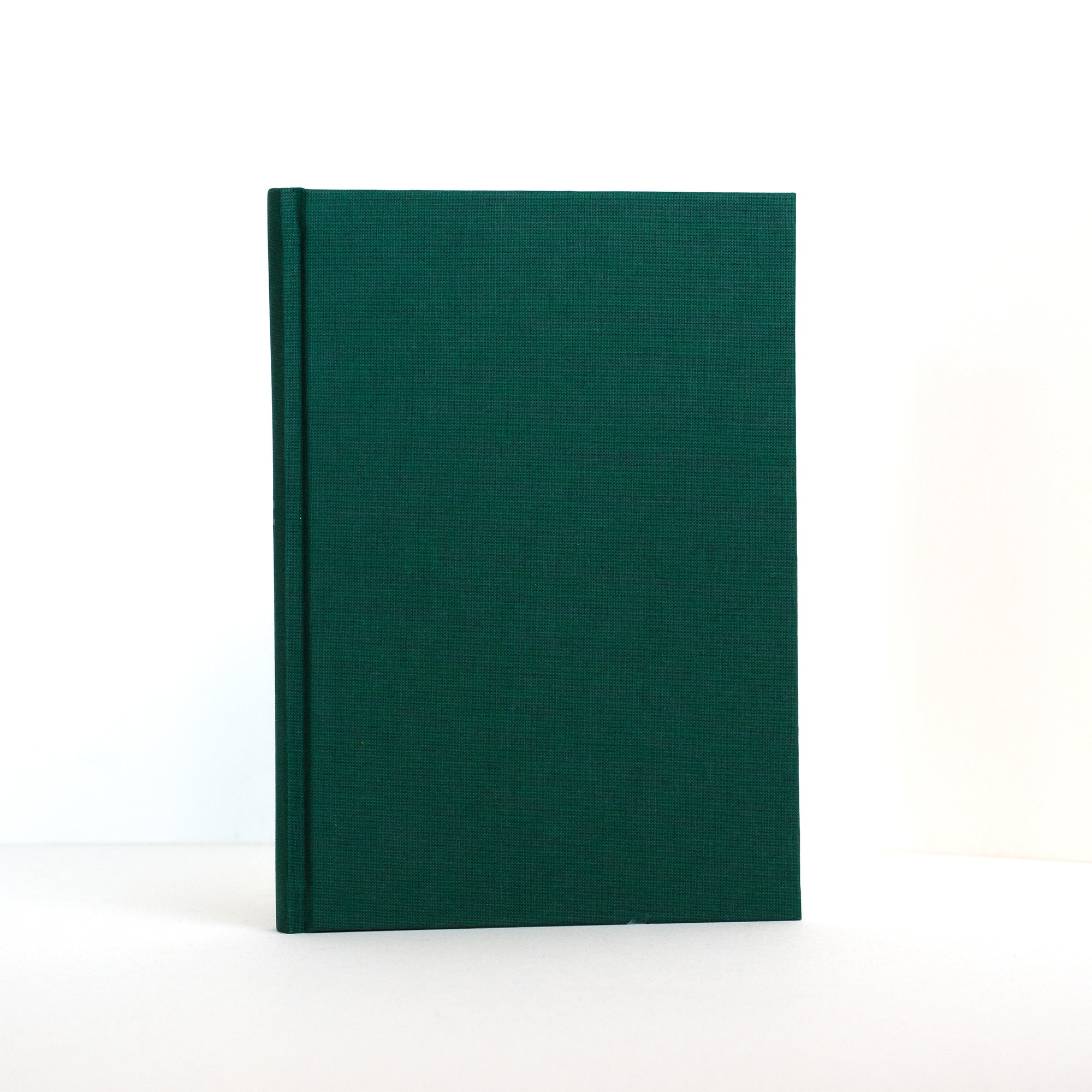 Semikolon A5 notebook in Forest green with premium linen bound cover.