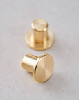 Pair of solid brass studs for the Studio Pad refillable, customisable notebook and organiser