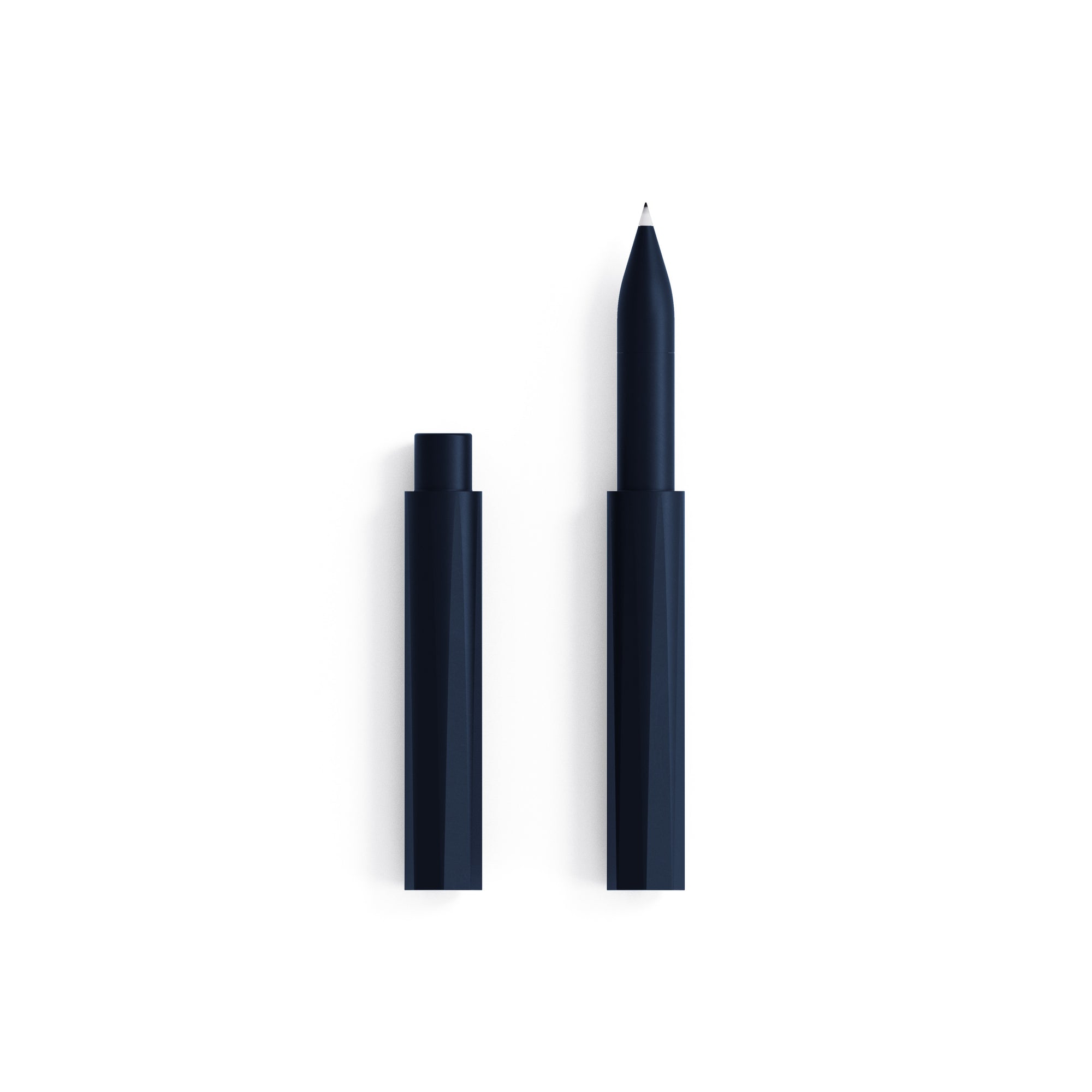 The Wren refillable everyday writing pen in Matte Midnight