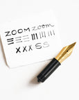 Zoom fountain pen nib